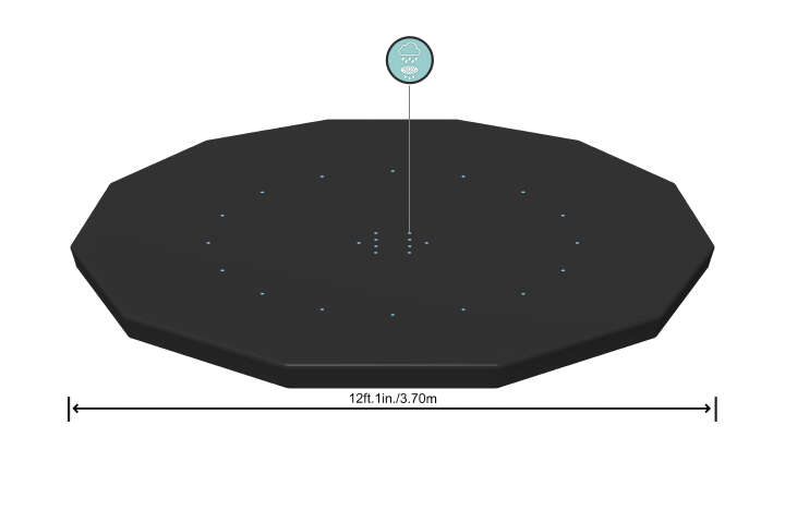 Bestway PVC-Abdeckplane